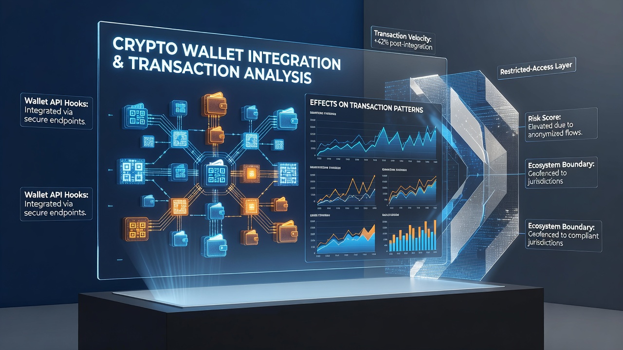 Cryptocurrency wallet interface showing transaction flows in digital gambling platforms