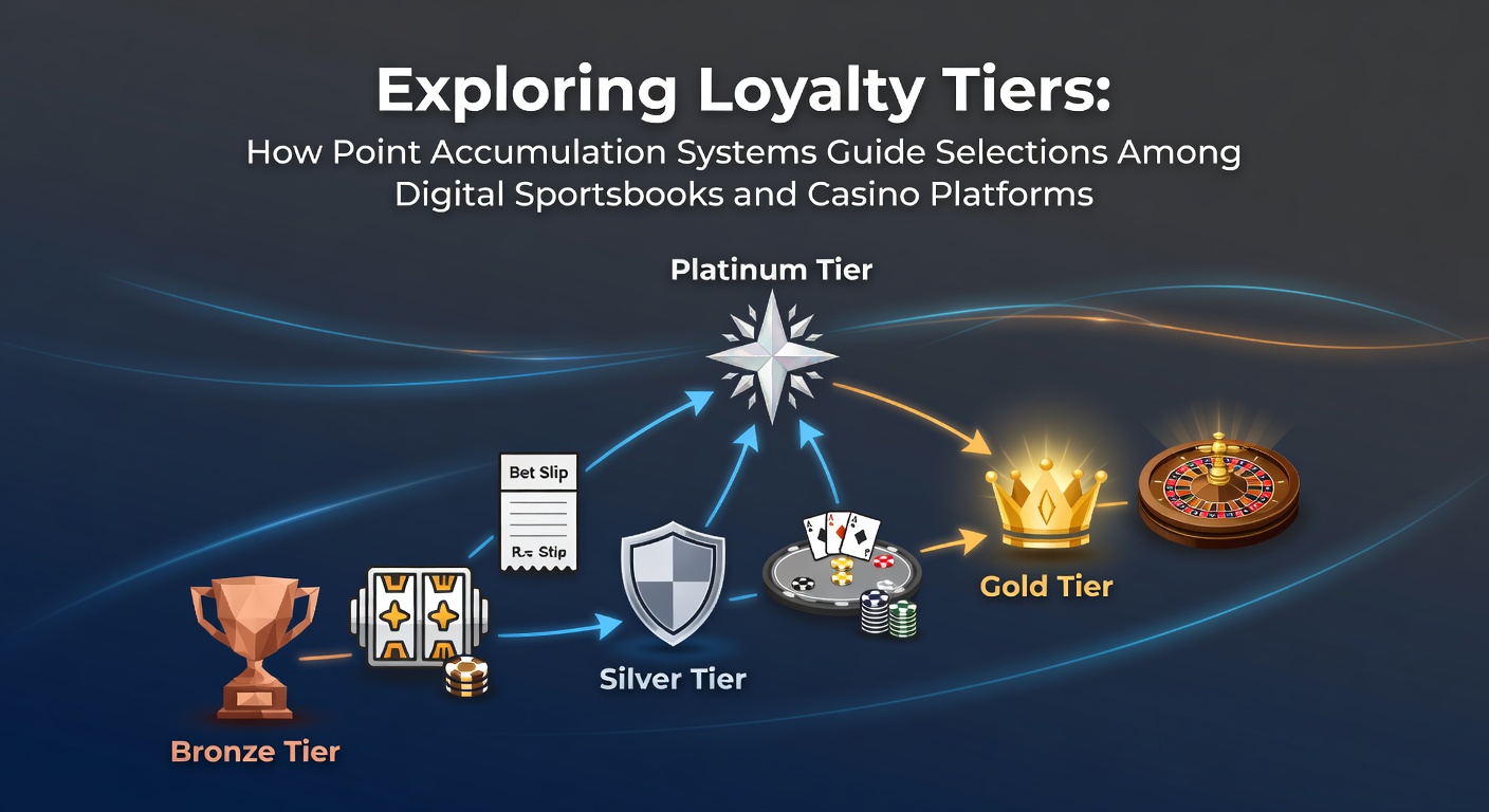 Infographic illustrating loyalty tier structures and point accumulation pathways across digital sportsbooks and casino platforms