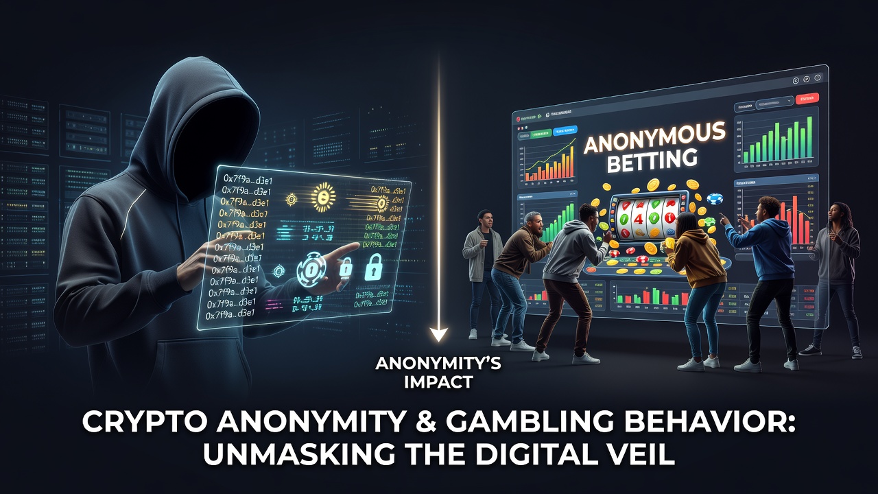Cryptocurrency wallet interface displayed on a smartphone screen next to online gambling dashboard elements