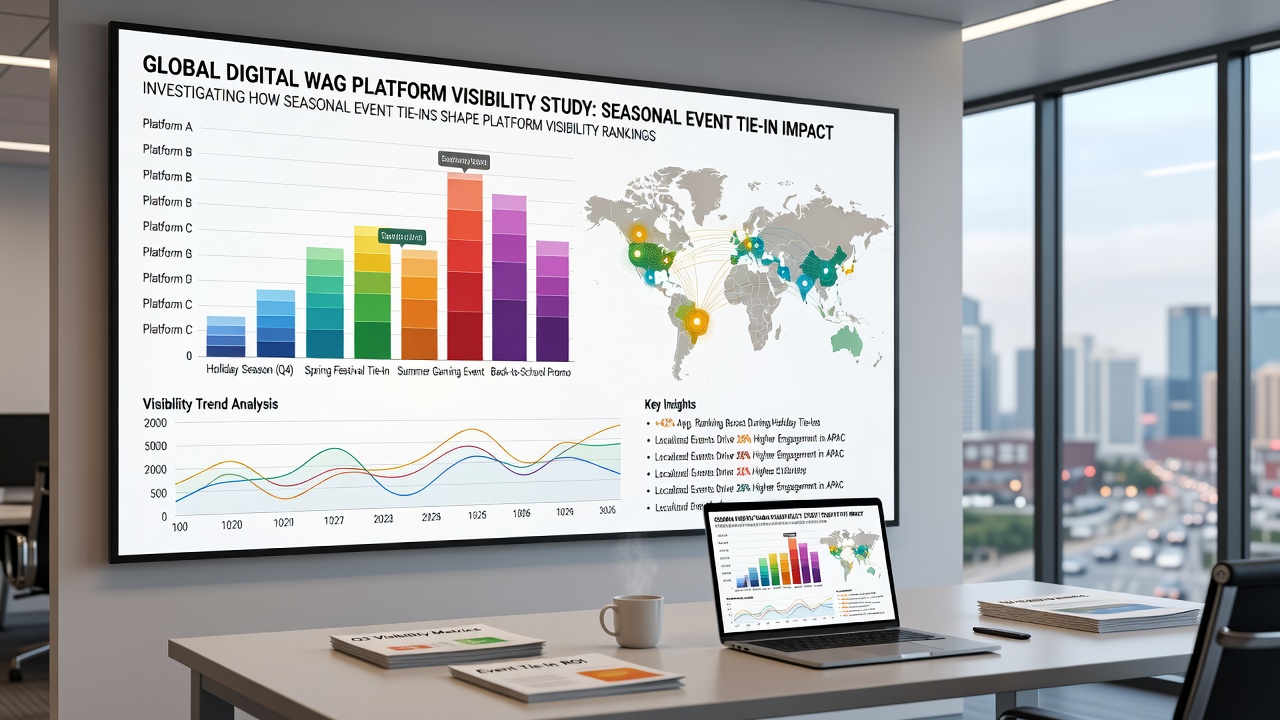 Analytics dashboard showing ranking fluctuations for wagering platforms during seasonal campaigns