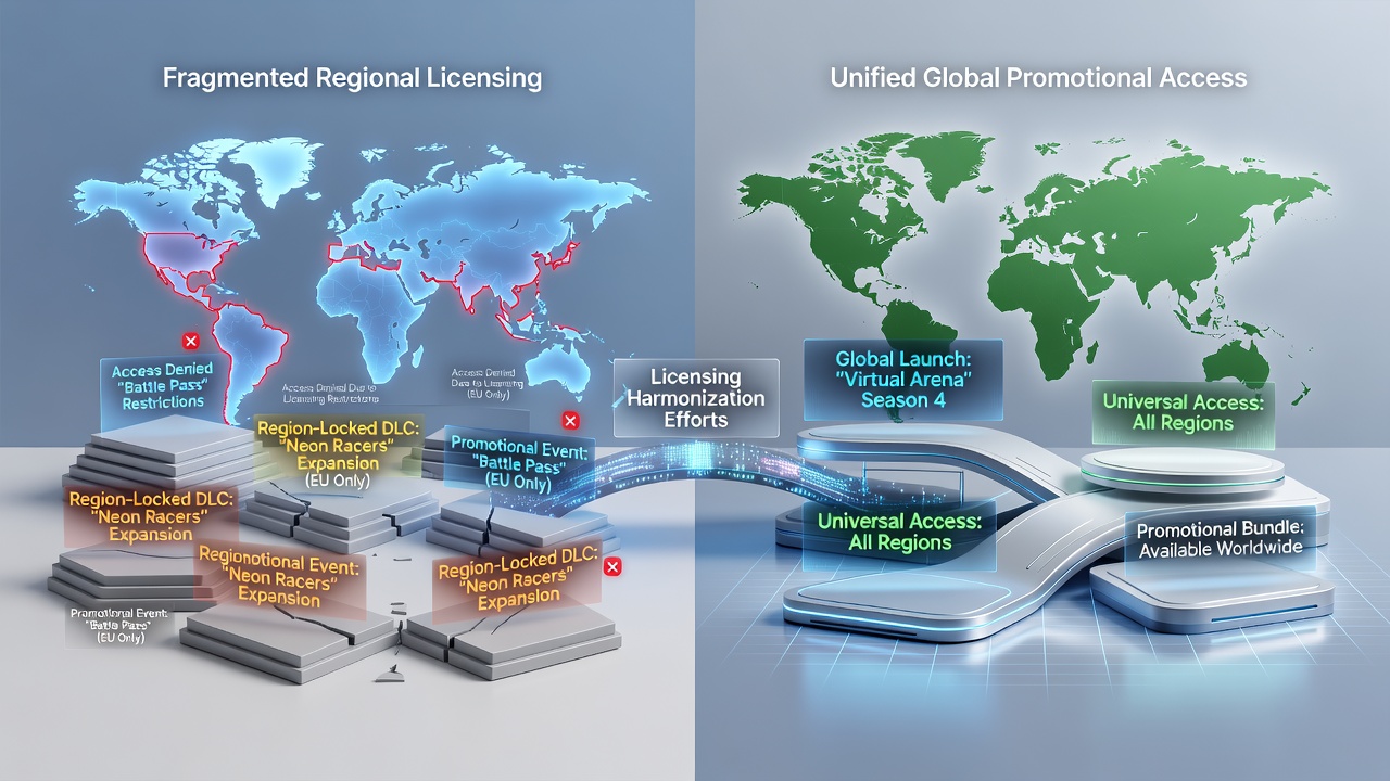 Comparison chart of promotional features across licensed virtual gaming regions